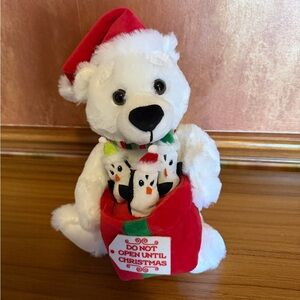 Gemmy Polar Bear Penguin Trio Musical Let It Snow 2021 Christmas Animatronic